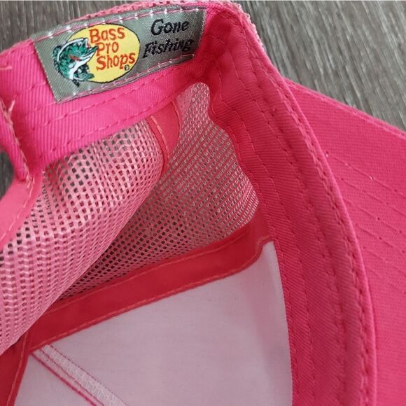 Cabela's Bass Pro Shops Pink Snapback Womens Trucker Hat OSFM - Picture 6 of 7